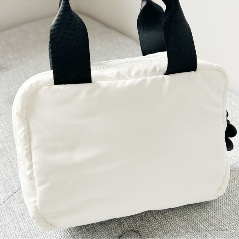 CHANEL | Bags | Chanel Cosmetic Puff Bag With Handle - Picture 4 of 11